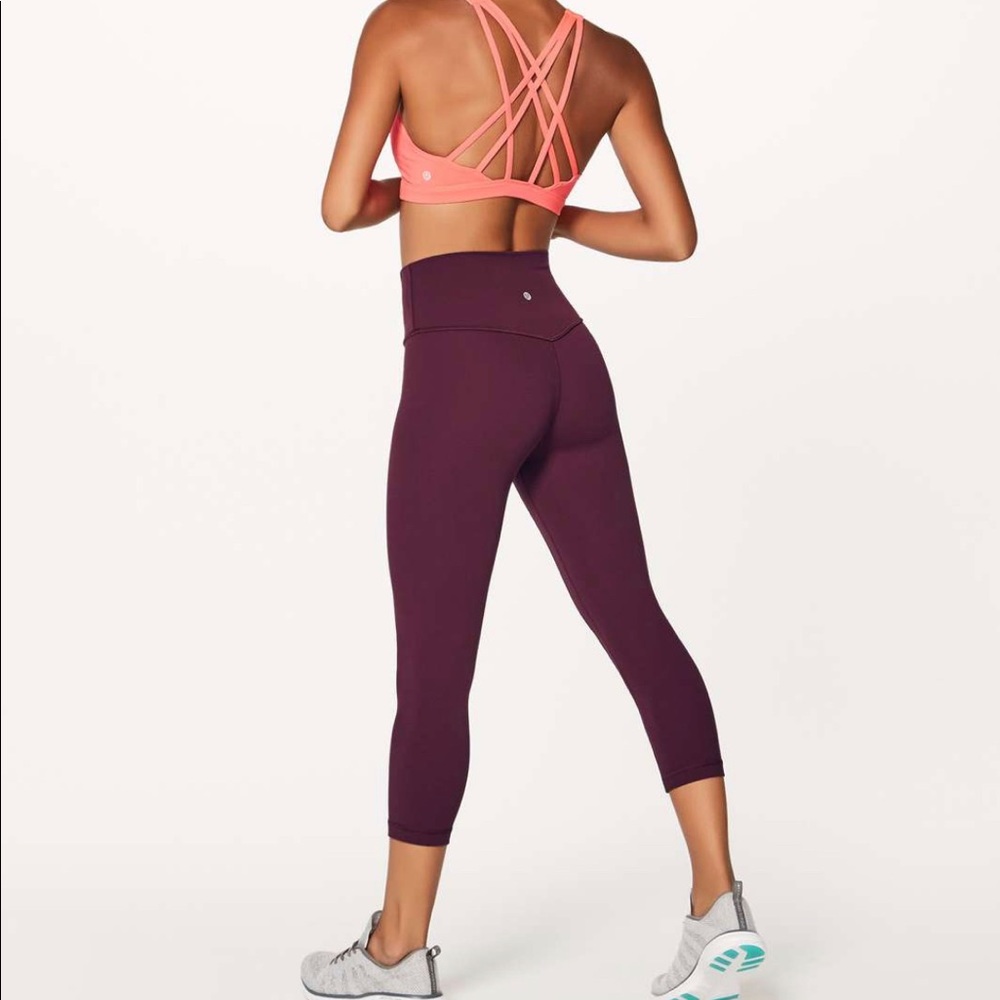 Maroon Lululemon Leggings